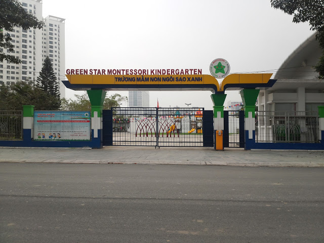 Trường mầm ngon ngôi sao xanh trong khu đô thị thành phố Giao Lưu - lh mua chung cư 0987 065 557