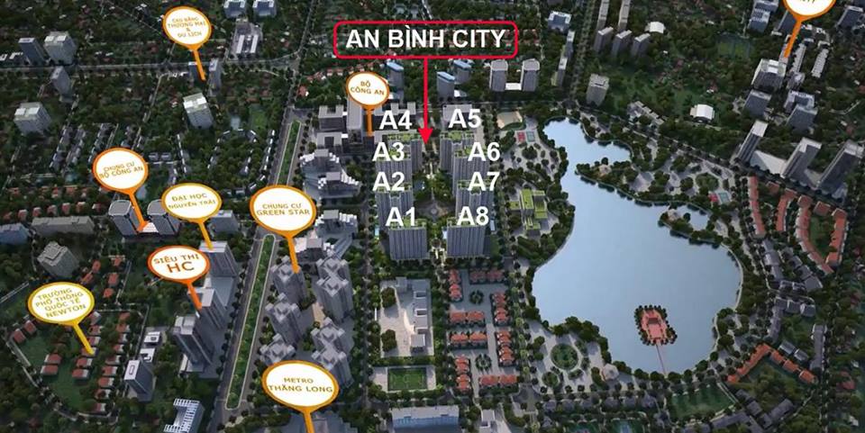 Hồ An Bình City rộng 15 ha - lh mua căn hộ 0987 065 557